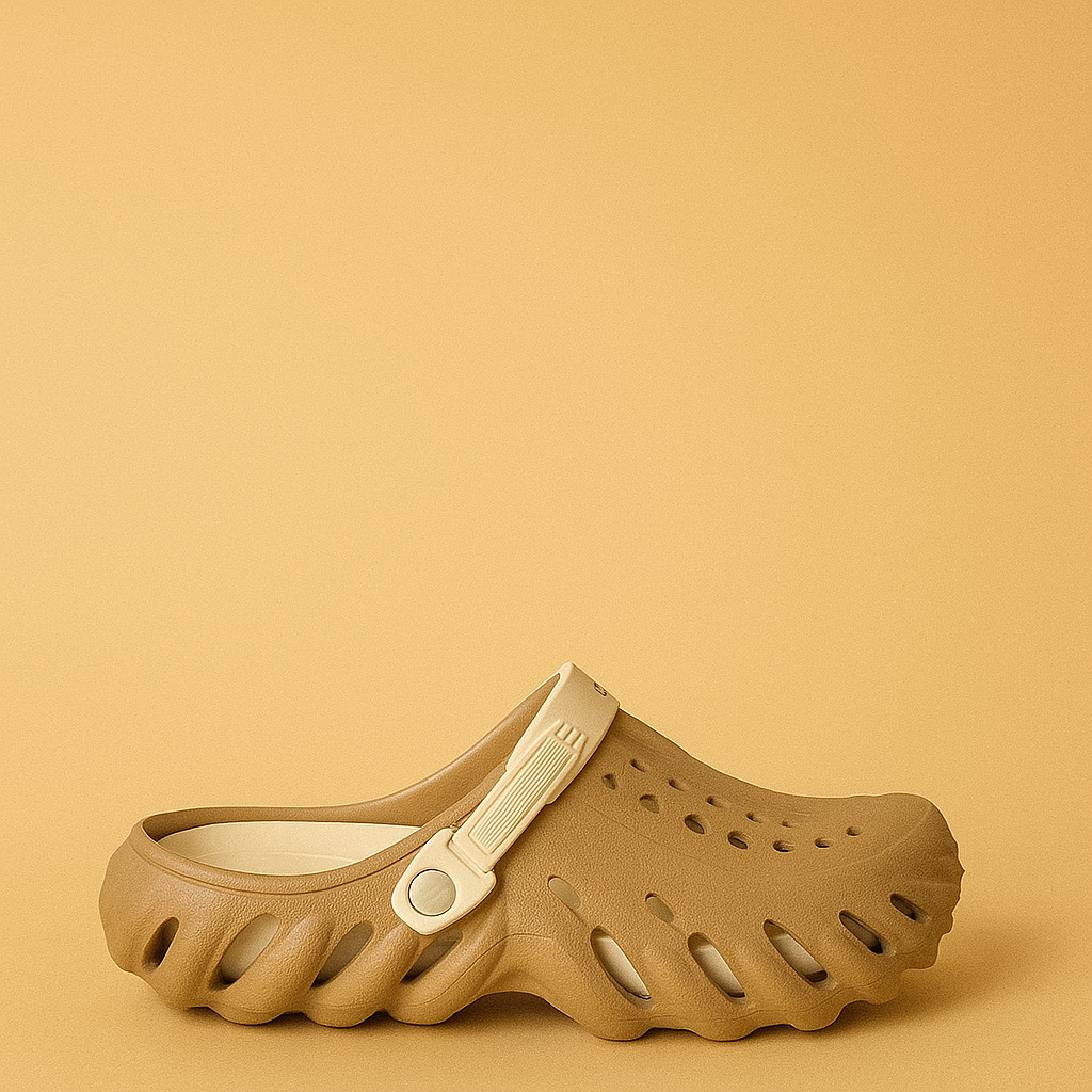 Deluxe Extra Soft Crocs with Medicated soul - Beige Step'Z Footwear