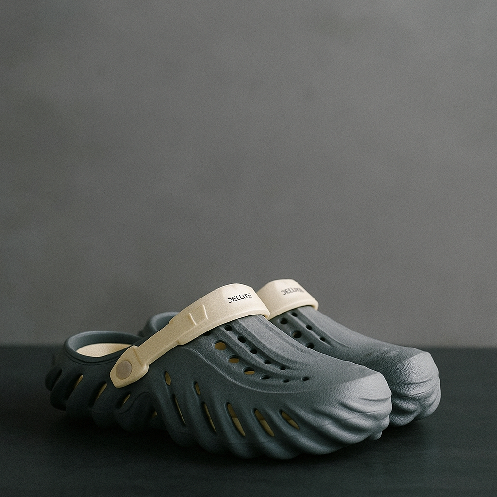 Deluxe Extra Soft Crocs with Medicated soul - Grey Step'Z Footwear