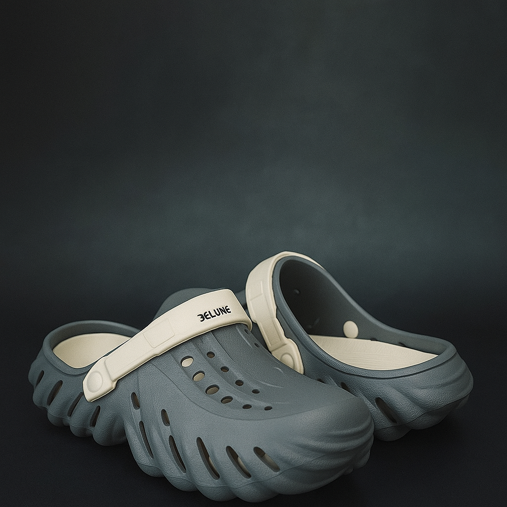 Deluxe Extra Soft Crocs with Medicated soul - Grey Step'Z Footwear