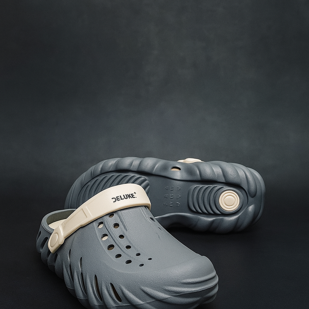 Deluxe Extra Soft Crocs with Medicated soul - Grey Step'Z Footwear