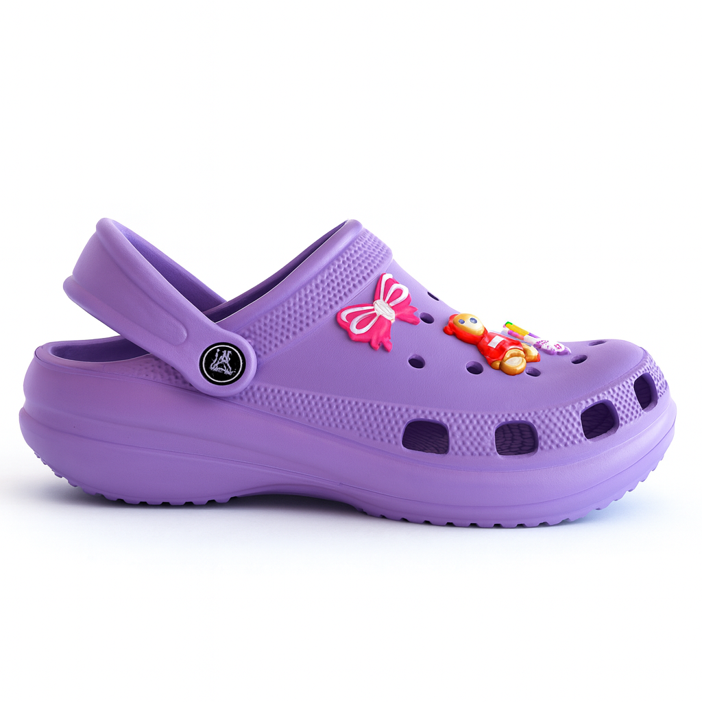 Joy Clogs for Girls with extra Height - Light Pink