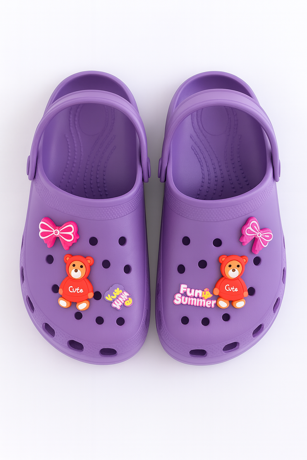 Joy Clogs for Girls with extra Height - Light Pink