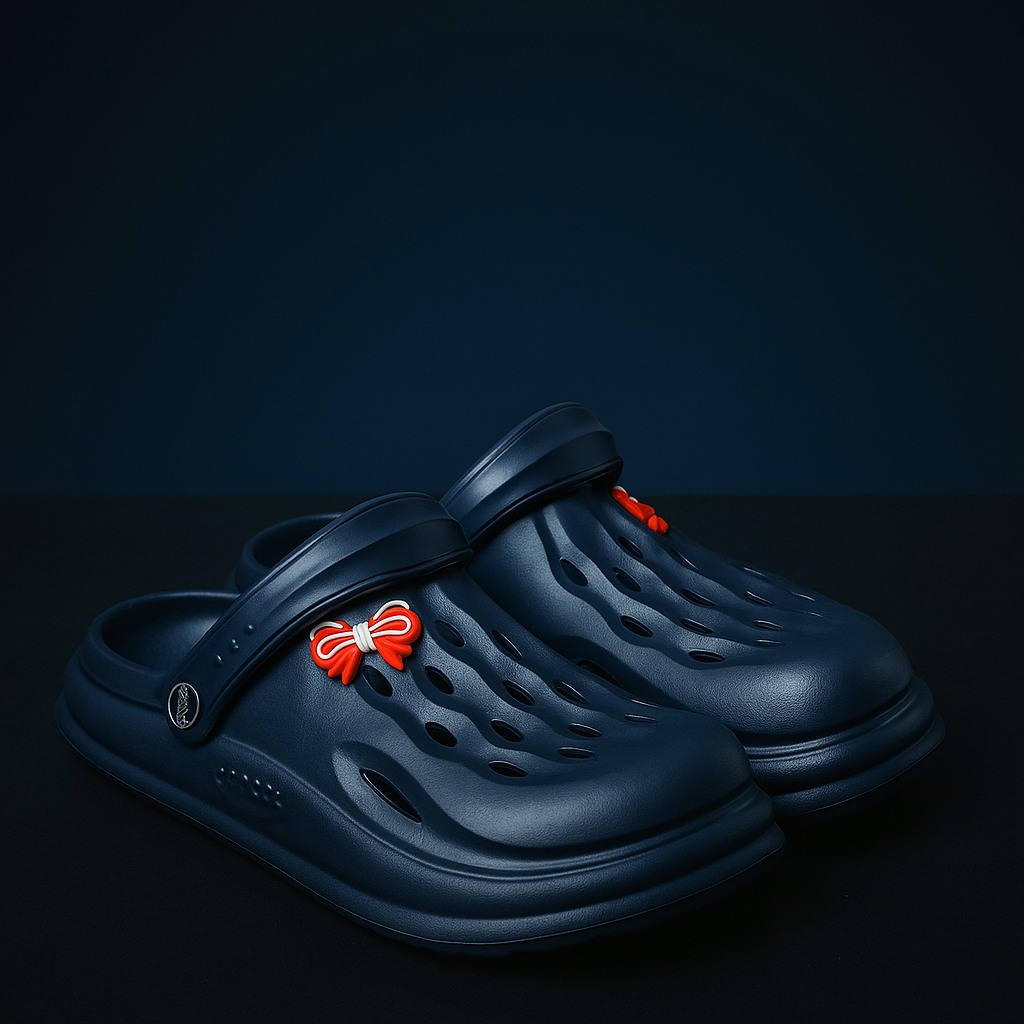 Charm Crocs for Girls - Navy Blue Step'Z Footwear