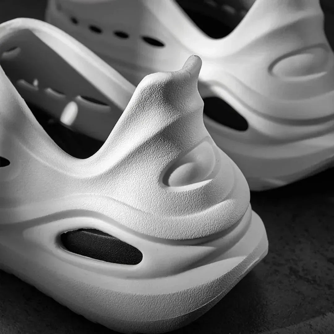 Step'Z Monster Clogs - White Step'Z Footwear