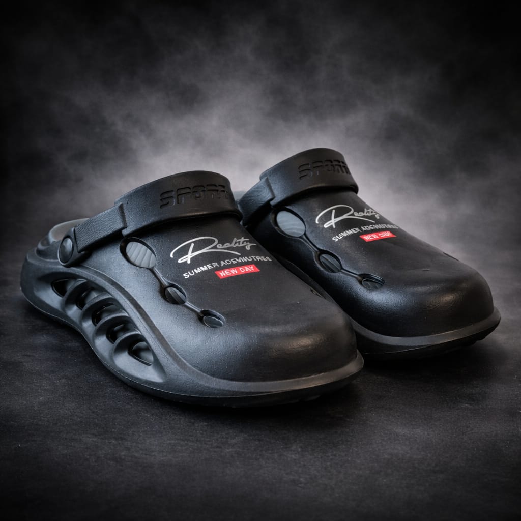 Warrior Crocs/Clogs with Extreme Comfort Medicated Soul - Black Step'Z Footwear