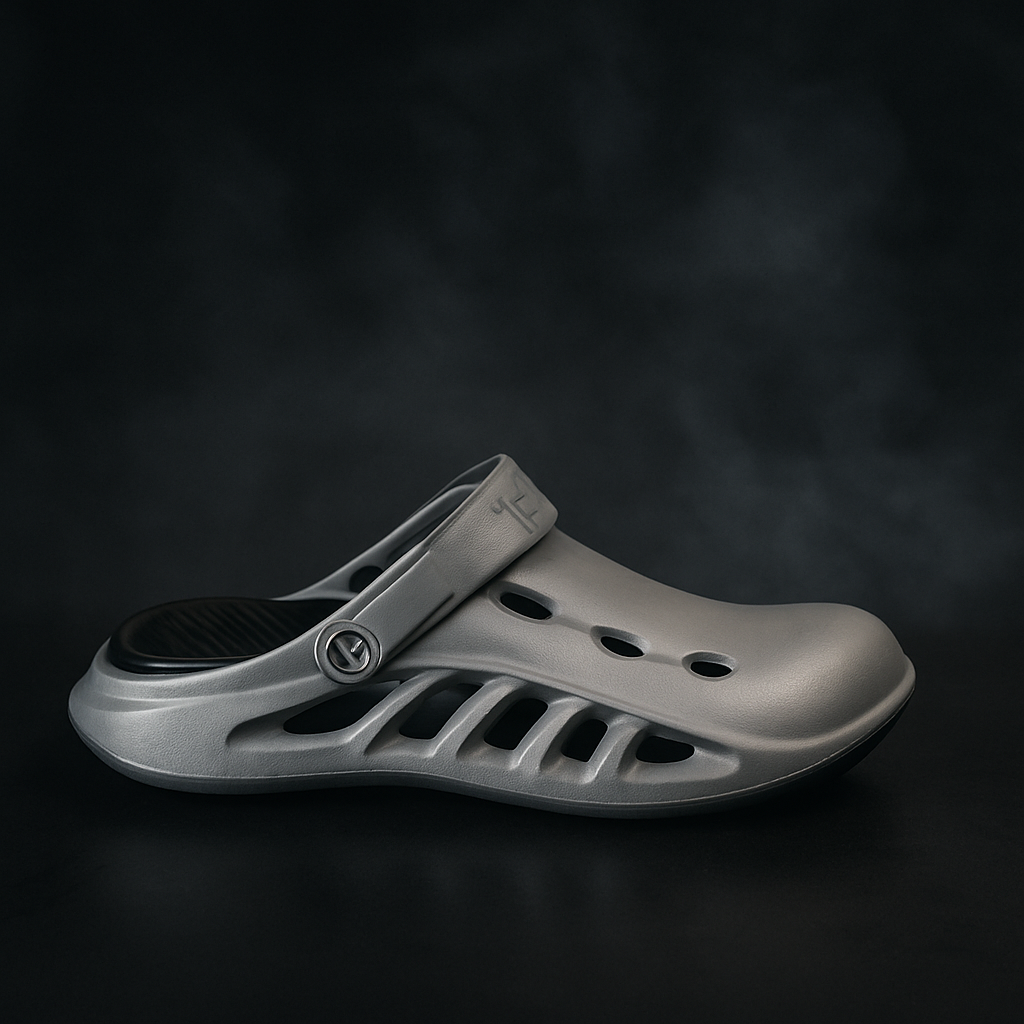 Warrior Crocs/Clogs with Extreme Comfort Medicated Soul - dark Grey Step'Z Footwear