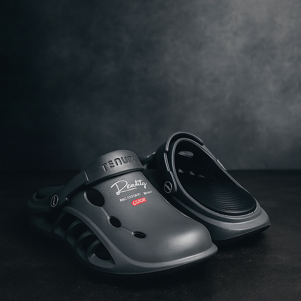 Warrior Crocs/Clogs with Extreme Comfort Medicated Soul - dark Grey Step'Z Footwear