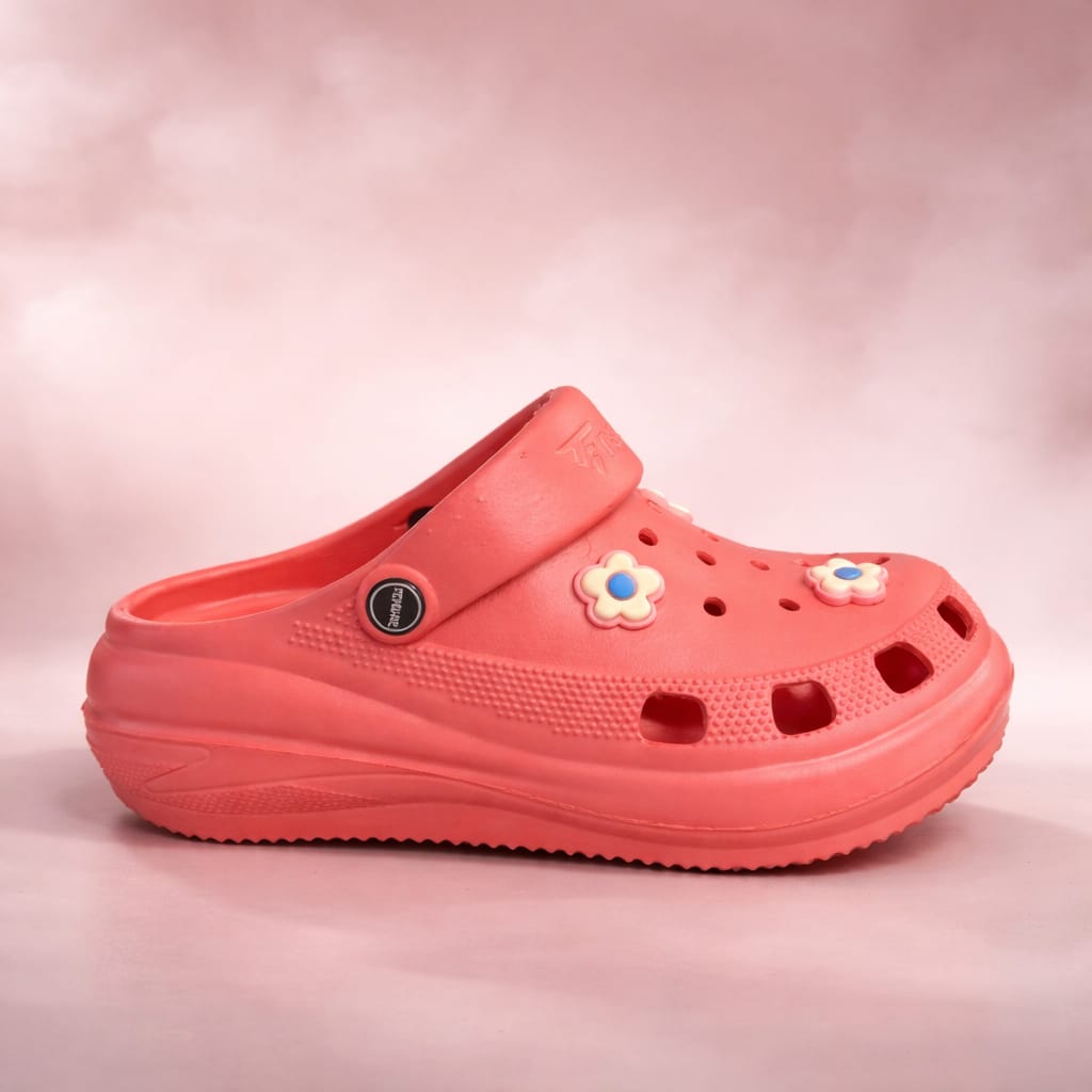 Joy Clogs for Girls with extra Height - Pink Step'Z Footwear