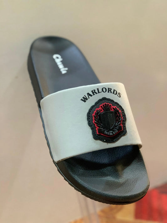 CPH-1003 – Black & Grey Slippers with Premium Buckle Step'Z Footwear