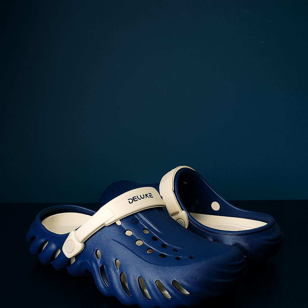 Deluxe Extra Soft Crocs with Medicated soul - Blue
