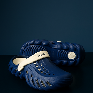 Deluxe Extra Soft Crocs with Medicated soul - Blue Step'Z Footwear