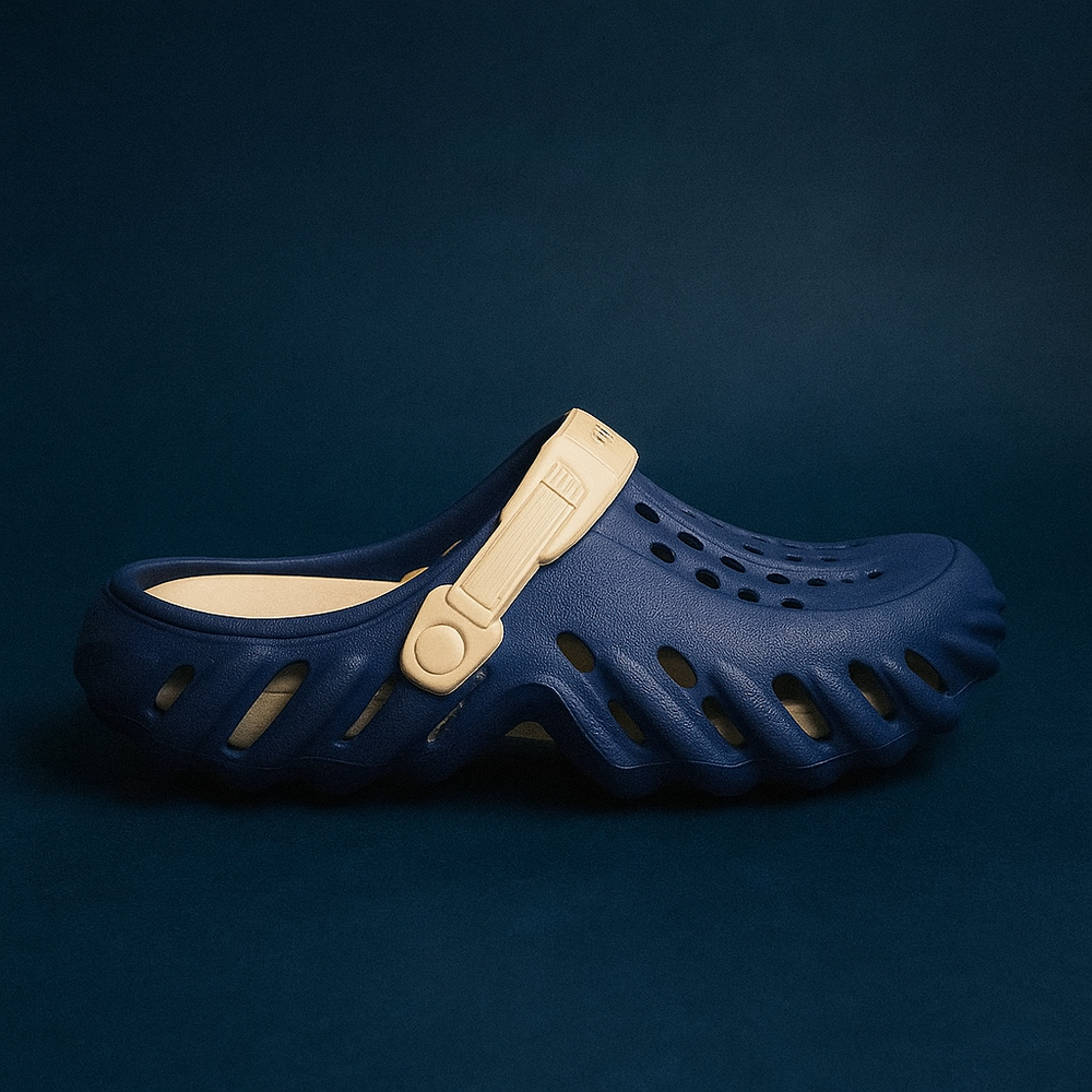 Deluxe Extra Soft Crocs with Medicated soul - Blue