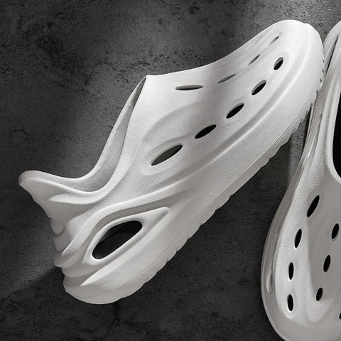 Step'Z Monster Clogs - White Step'Z Footwear