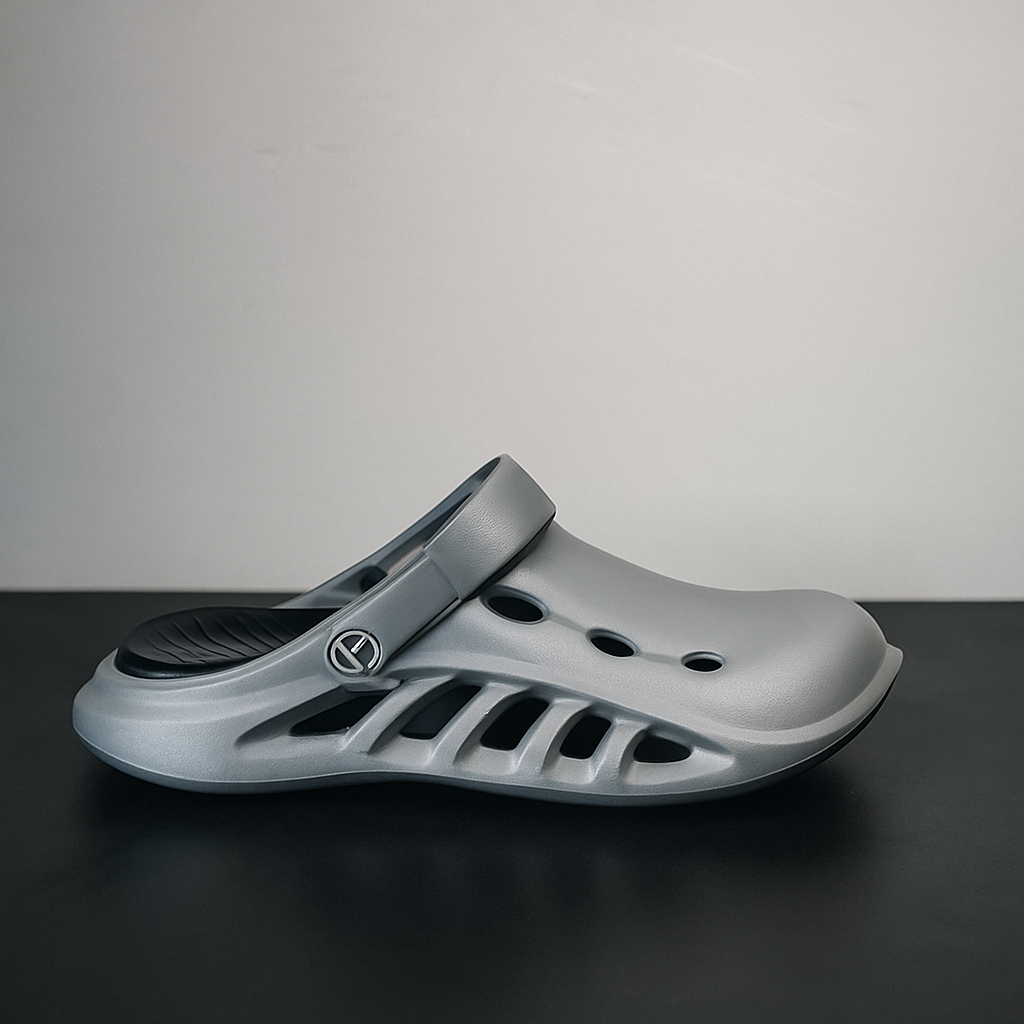 Warrior Crocs/Clogs with Extreme Comfort Medicated Soul - dark Grey Step'Z Footwear