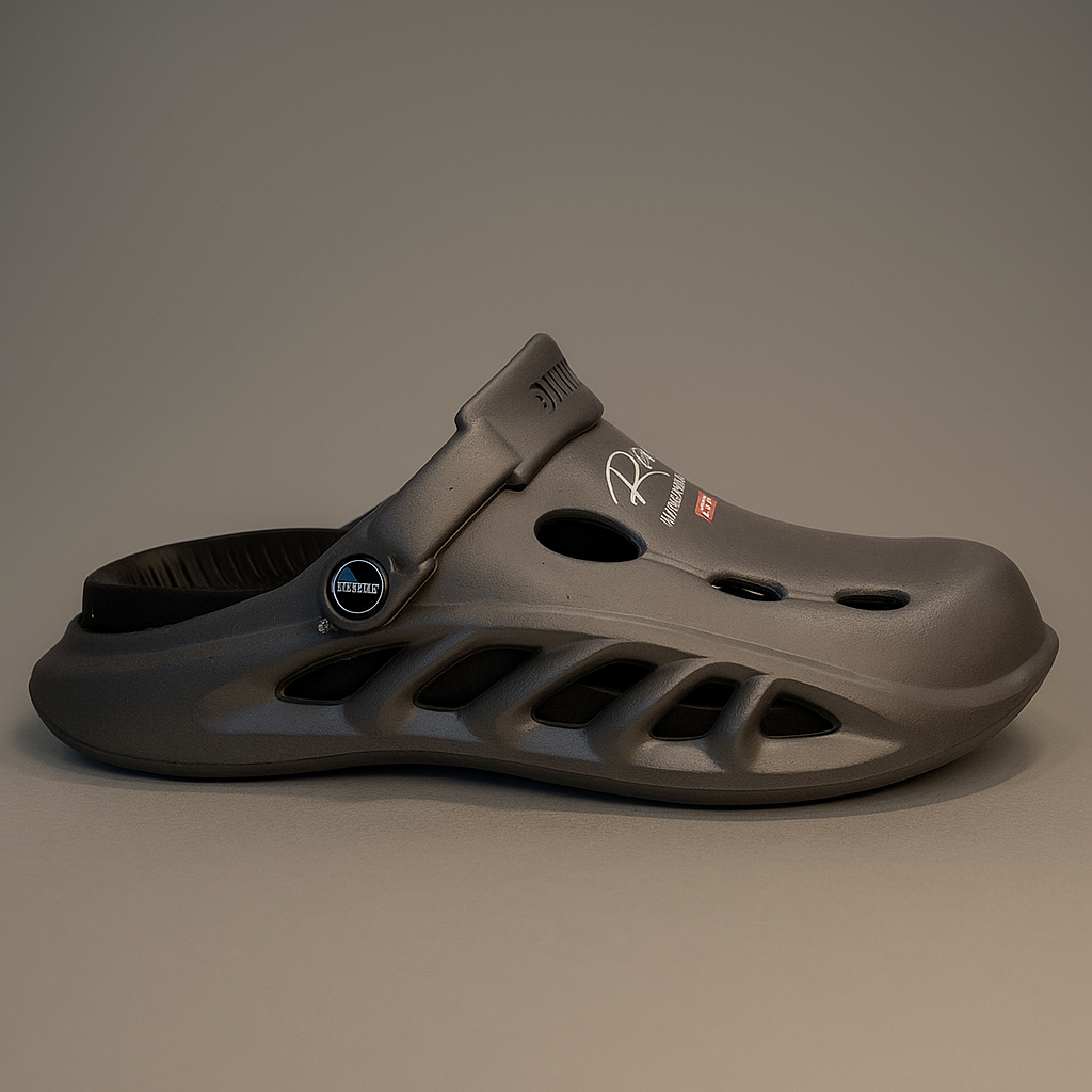 Warrior Crocs/Clogs with Extreme Comfort Medicated Soul - dark Grey Step'Z Footwear
