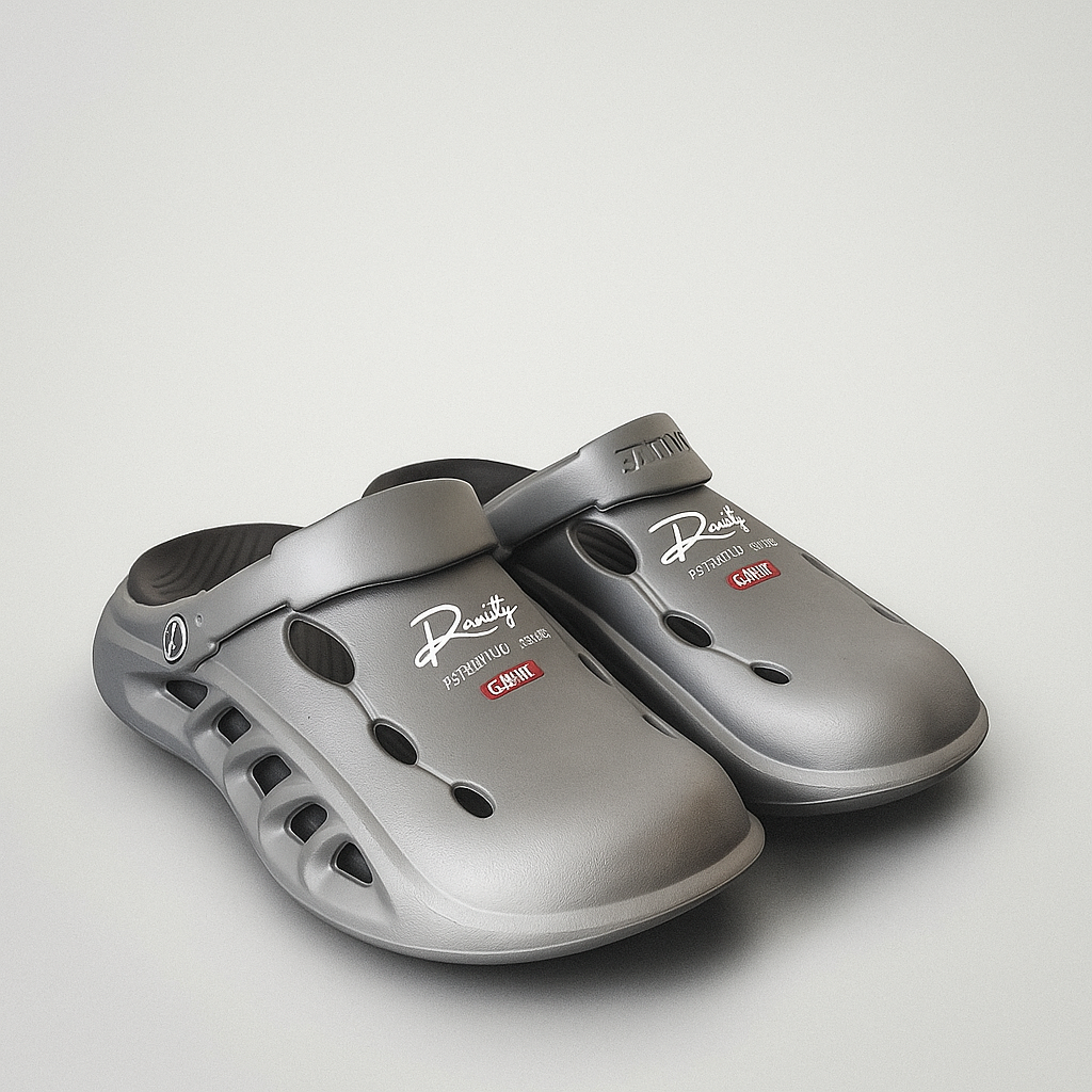 Warrior Crocs/Clogs with Extreme Comfort Medicated Soul - dark Grey Step'Z Footwear
