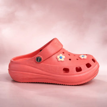 Joy Clogs for Girls with extra Height - Pink Step'Z Footwear
