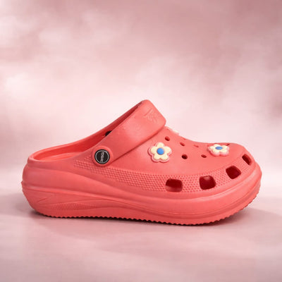 Joy Clogs for Girls with extra Height - Pink Step'Z Footwear