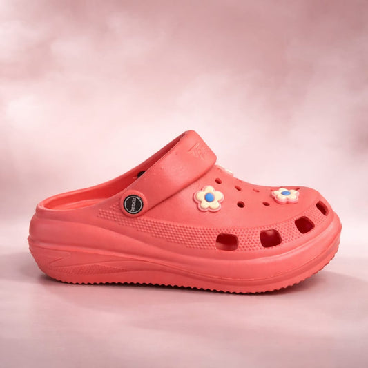 Joy Clogs for Girls with extra Height - Pink Step'Z Footwear
