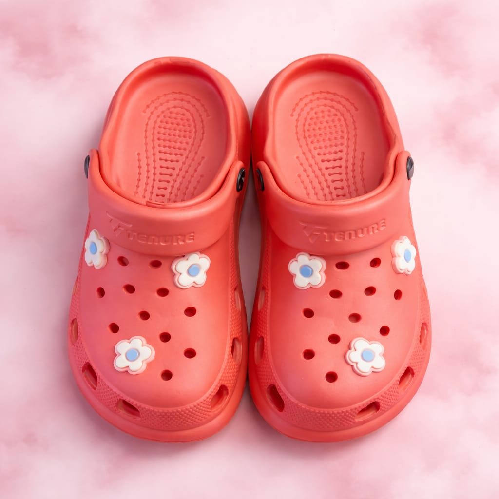 Joy Clogs for Girls with extra Height - Pink Step'Z Footwear