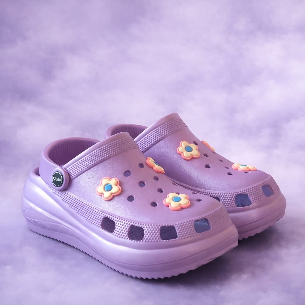 Joy Clogs for Girls with extra Height - Pink Step'Z Footwear