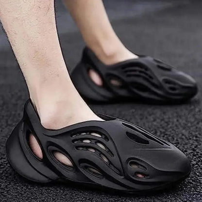 Foam Runner Clogs - black Heeluxe